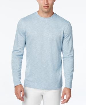 Tasso Elba Men's Performance Uv Protection Space-dye Long-sleeve T-shirt