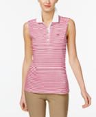 Lacoste Cotton Striped Polo Shirt