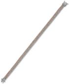 Diamond Triple Row Link Bracelet (5 Ct. T.w.) In 14k Gold, White Gold & Rose Gold