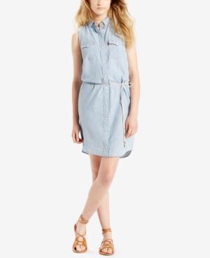 Levi's Cotton Chambray Iconic Western Dress