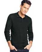 Tasso Elba Signature Interlock Long Sleeve Polo