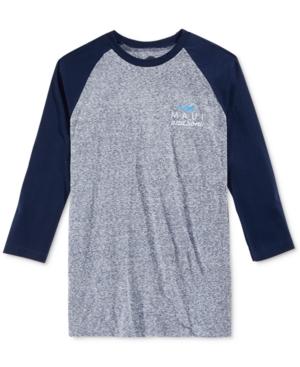 Maui And Sons Men's Long-sleeve Raglan T-shirt