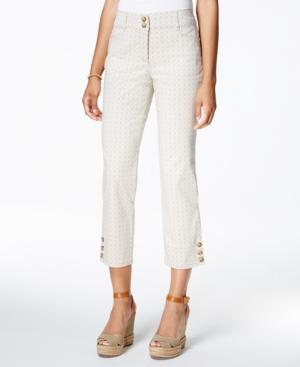 Charter Club Printed Capri Pants, Only At Macy's