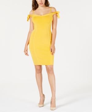 Guess Britney Off-the-shoulder Bandage Dress