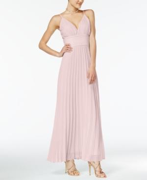 Crystal Doll Juniors' Strappy-back Maxi Dress