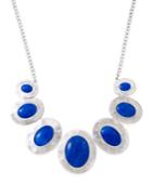 Inc International Concepts Silver-tone Blue Stone Statement Necklace, Only At Macy's