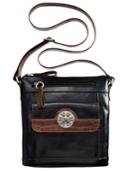 Giani Bernini Florentine Glazed Leather Filigree Venice Crossbody