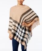 Charter Club Brushed Plaid Poncho, Only At Macy's