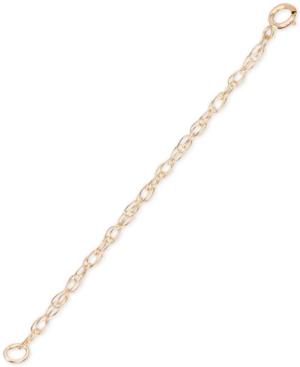 Elsie May Bracelet/necklace Extender In 18k Gold-plated Sterling Silver