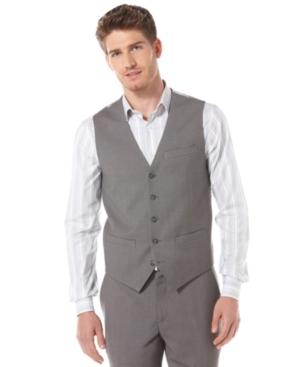 Perry Ellis Men's Button Front Vest