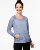 Style & Co. Sport Petite Embellished Snowflake Sweatshirt, Only At Macy's