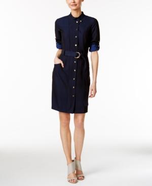 Calvin Klein Belted Shirtdress