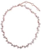 Givenchy Rose Gold-tone Flower Collar Necklace