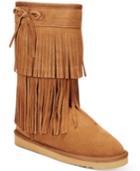 American Rag Senecah Cold-weather Fringe Boots, Created For Macy's Women's Shoes