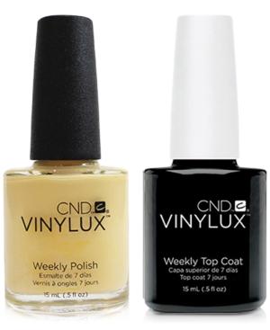 Creative Nail Design Vinylux Sun Bleached Nail Polish & Top Coat (two Items), 0.5-oz, From Purebeauty Salon & Spa