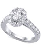 Marchesa Diamond Halo Engagement Ring (2 Ct. T.w.) In 14k White Gold