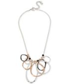 Robert Lee Morris Soho Tri-tone Orbital Statement Necklace