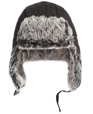 Levi's Men's Trapper Hat With Faux-fur Trim