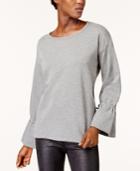 Kensie Bell-sleeve Sweater