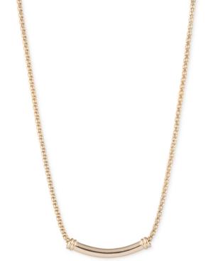 Anne Klein Bar Design Collar Necklace