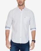 Nautica Men's Classic-fit Dot-print Long-sleeve Shirt