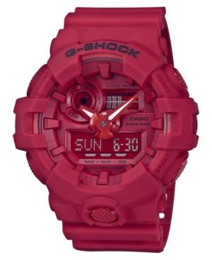 G-shock Men's Analog-digital 35th Anniversary Red Resin Strap Watch 53.4mm