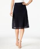 Alfani Lace A-line Skirt, Only At Macy's