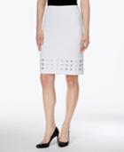 Calvin Klein Grommet-detail Pencil Skirt