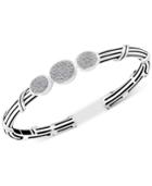 Peter Thomas Roth White Topaz Cuff Bracelet (3/4 Ct. T.w.) In Sterling Silver