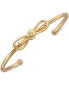 Kate Spade New York Gold-tone Bow Cuff Bracelet