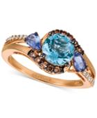 Le Vian Multi-gemstone (1-1/4 Ct. T.w.) & Diamond (1/5 Ct. T.w.) In 14k Rose Gold