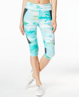 Calvin Klein Performance Sun Salutation Printed Capri Leggings