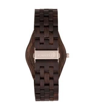 Earth Wood Baobab Wood Bracelet Watch W/date Brown 46mm