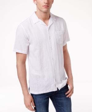 Weatherproof Vintage Men's Linen Textured Shirt