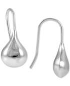 Giani Bernini Teardrop Drop Earrings In Sterling Silver, Created For Macy's