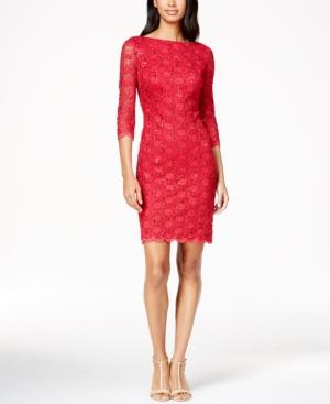 Calvin Klein Petite Lace Sheath Dress