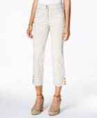 Charter Club Printed Tummy-control Capri Pants, Created For Macy's