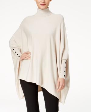 Alfani Turtleneck Poncho Sweater, Created For Macy's