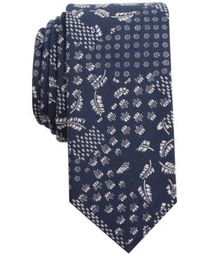 Bar Iii Men's Patchwork Print Slim Tie, Only At Macy's