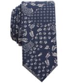 Bar Iii Men's Patchwork Print Slim Tie, Only At Macy's