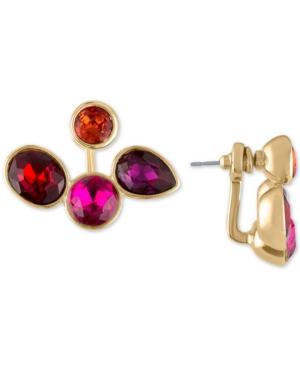 Rachel Rachel Roy Gold-tone Crystal Front-and-back Earrings