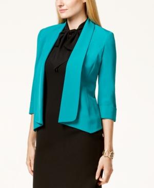 Kasper Shawl-collar Flyaway Jacket