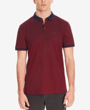 Boss Men's Regular/classic-fit Tipped Cotton Polo Shirt