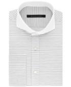 Sean John Men's Classic/regular Fit Black Stripe French Cuff Dress Shirt