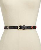 Kate Spade New York Heart Patch Leather Belt
