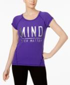 Ideology Mesh-trim Graphic T-shirt, Only At Macy's
