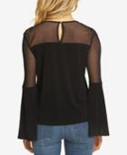 Cece Illusion Bell-sleeve Top