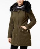 Guess Faux-fur-trim Hooded Parka