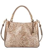 Brahmin Ruby Rose Gold Bourdelle Medium Shoulder Bag
