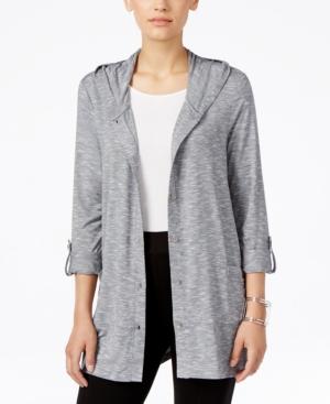 Style & Co. Hooded Button-front Cardigan, Only At Macy's